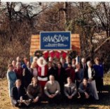 The 98 WSIX-FM -Nashville crew. That's me in the black jacket and white pants on the right. 1985